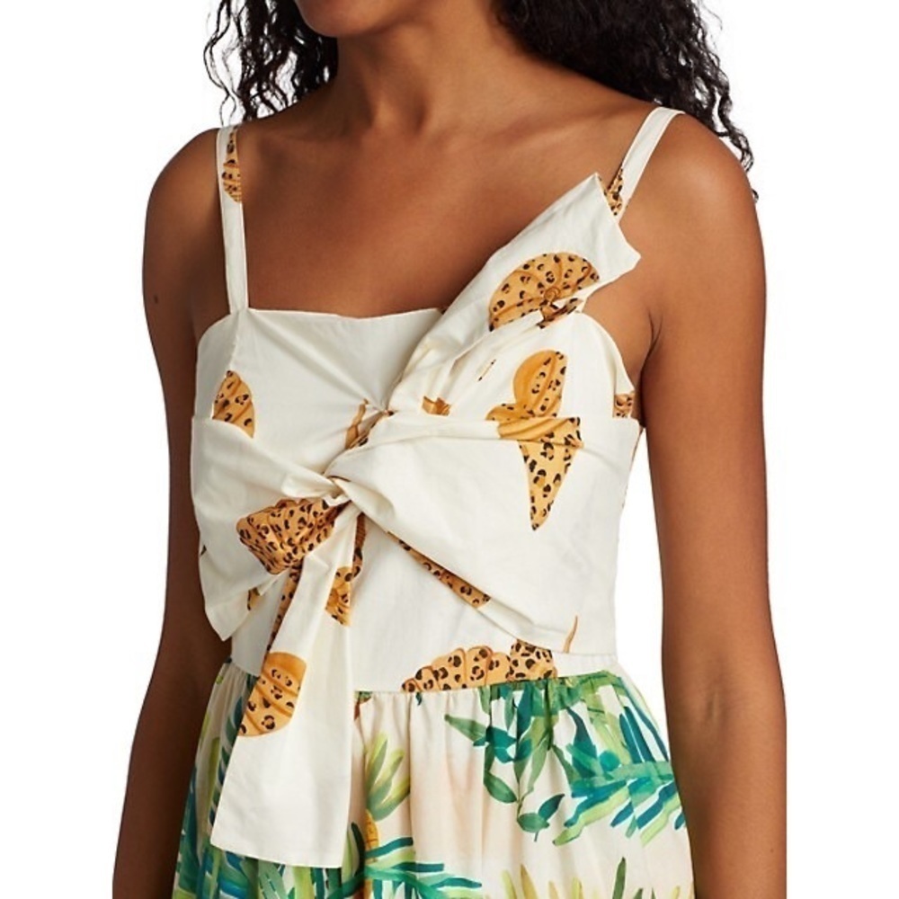 NEW FARM RIO Mixed Prints Bow Tie Midi Dress - Picture 3 of 3